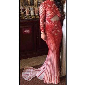 Red Long Dress size 4